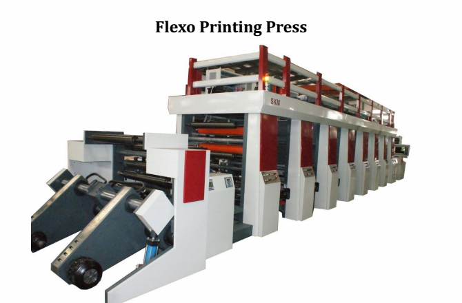 SKM Automatic flexo printingpress machine with paper cup